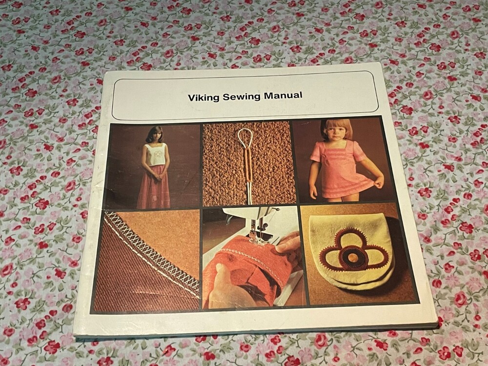 Vintage Husqvarna Viking Sewing Manual Spiral Bound Instructional Guide 1970s
